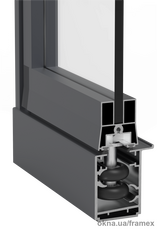 Холодная раздвижная алюминиевая система Framex Glass B 8